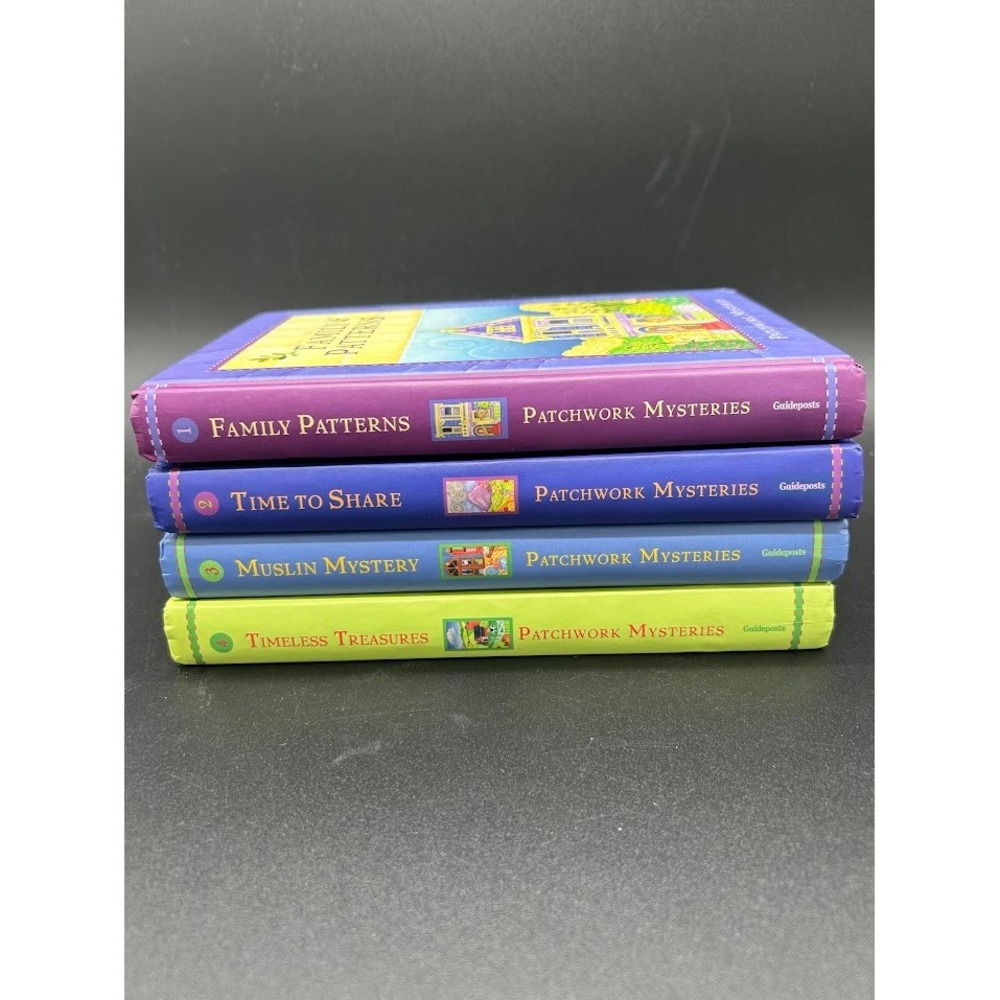 Patchwork Mysteries  Book Collection Lot‎  Books 1-4 Hardback